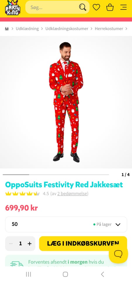 Jakkesæt, Opposuits, str. M