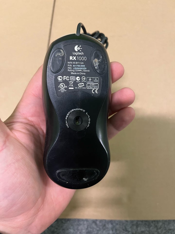 Mus Logitech RX1000