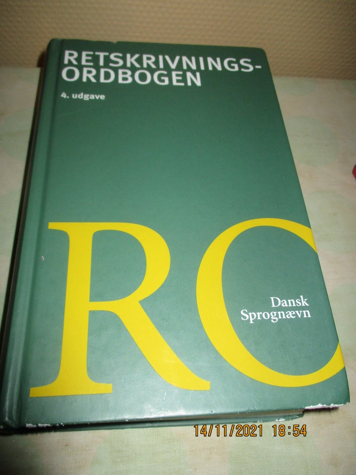 retskrivningsordbogen , dansk