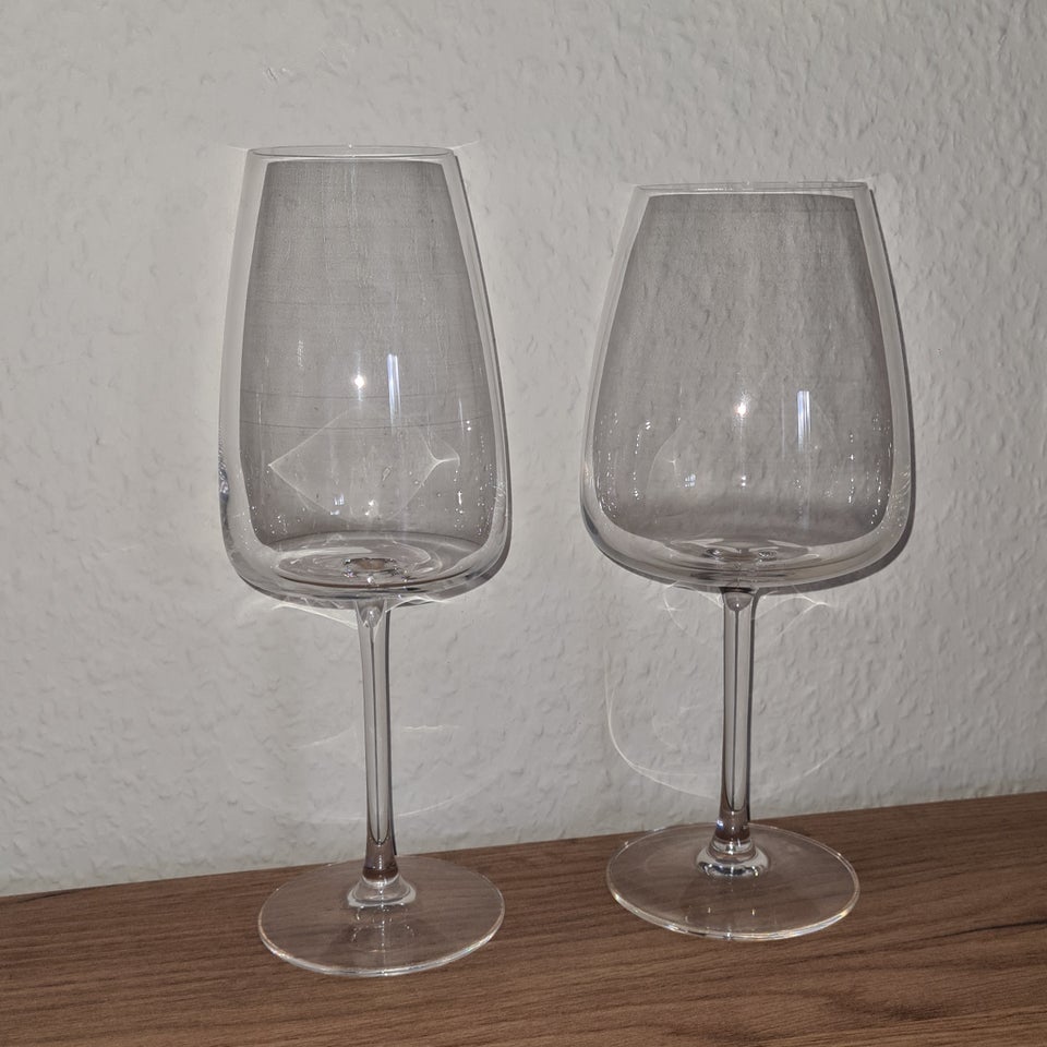 Glas, Rød-  hvidvinsglas