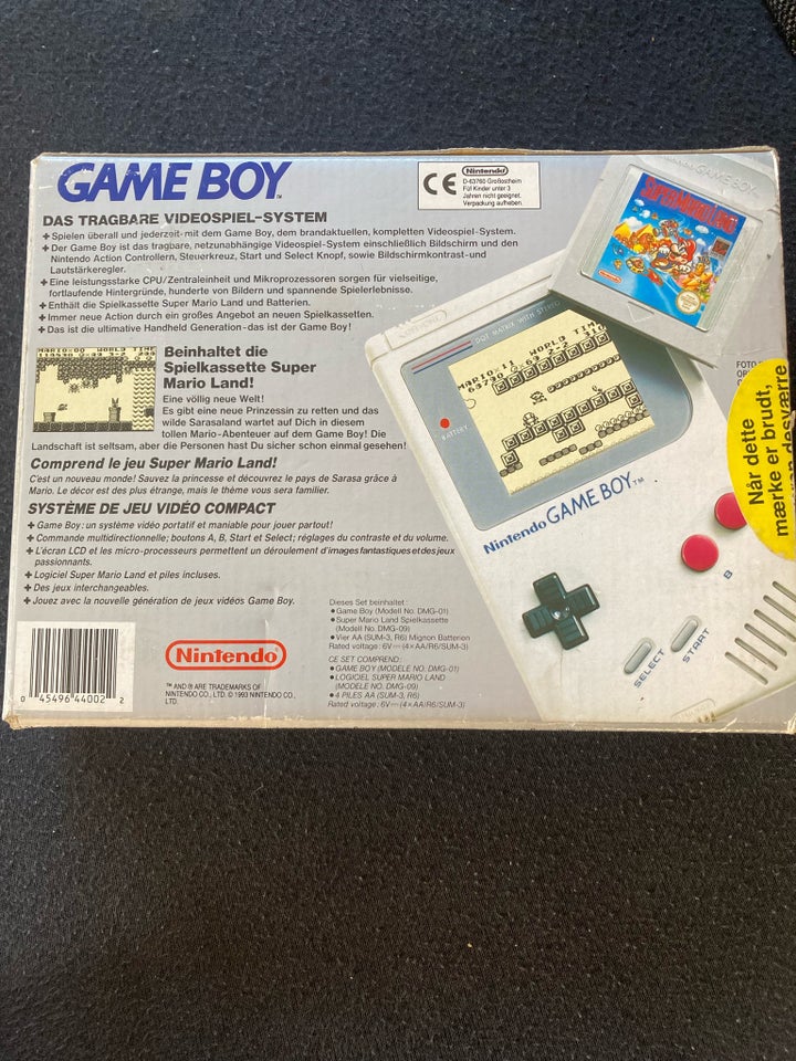 Nintendo Game Boy Classic, DMG-01,