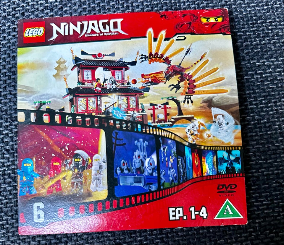 Ninjago 6 EP 1-4, DVD, animation