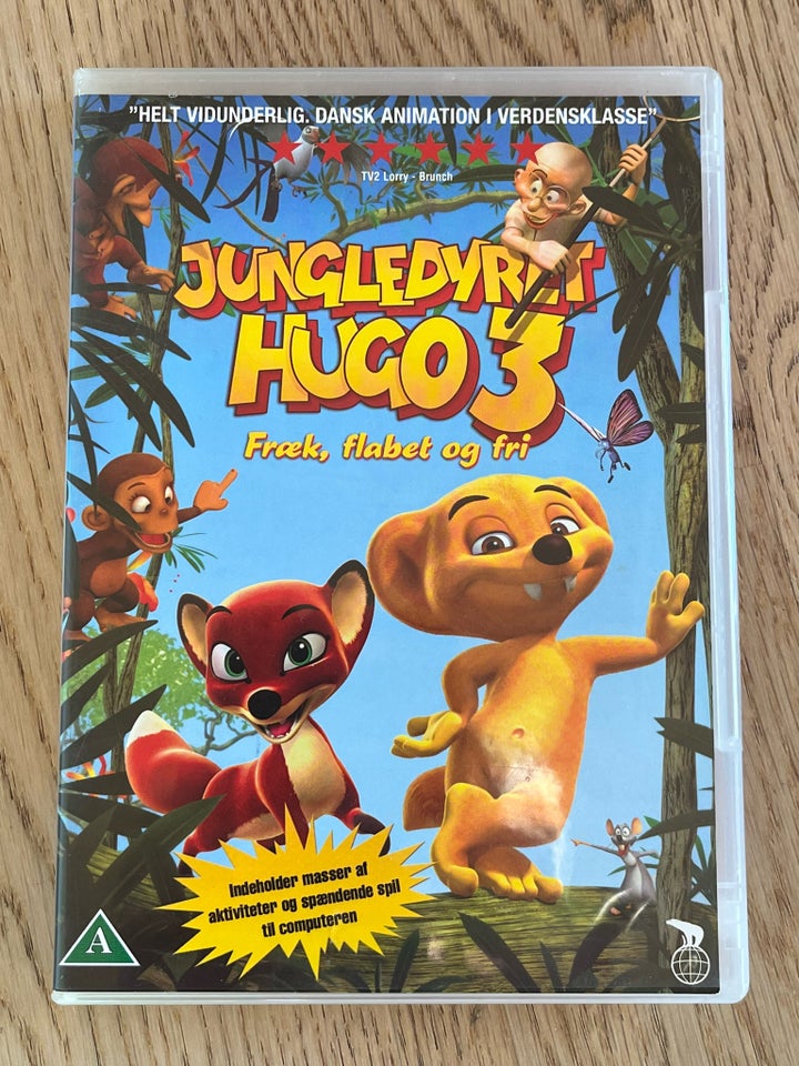 Jungledyret Hugo 3, DVD, tegnefilm