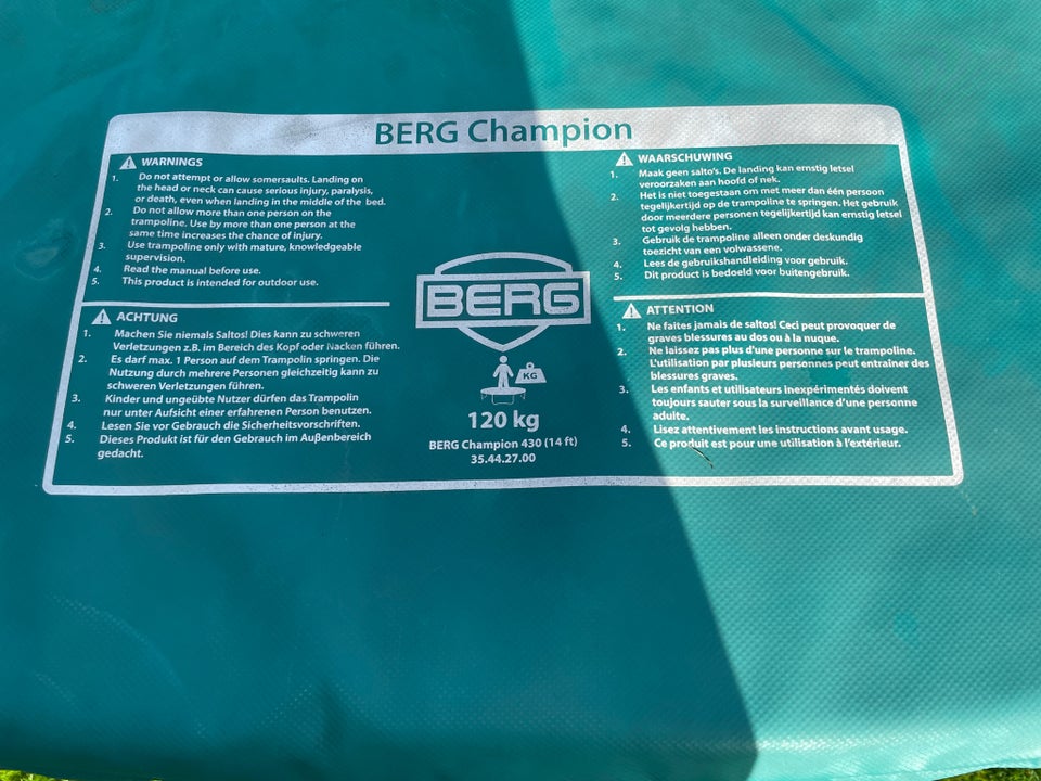 Trampolin, Berg Champion 430