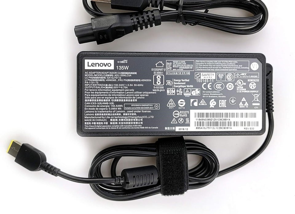 Strømforsyning Lenovo 135w