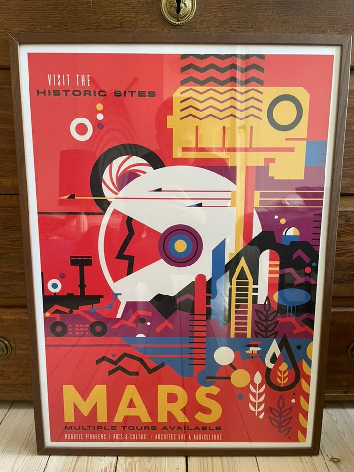 Plakat NASA motiv: 2 Mars