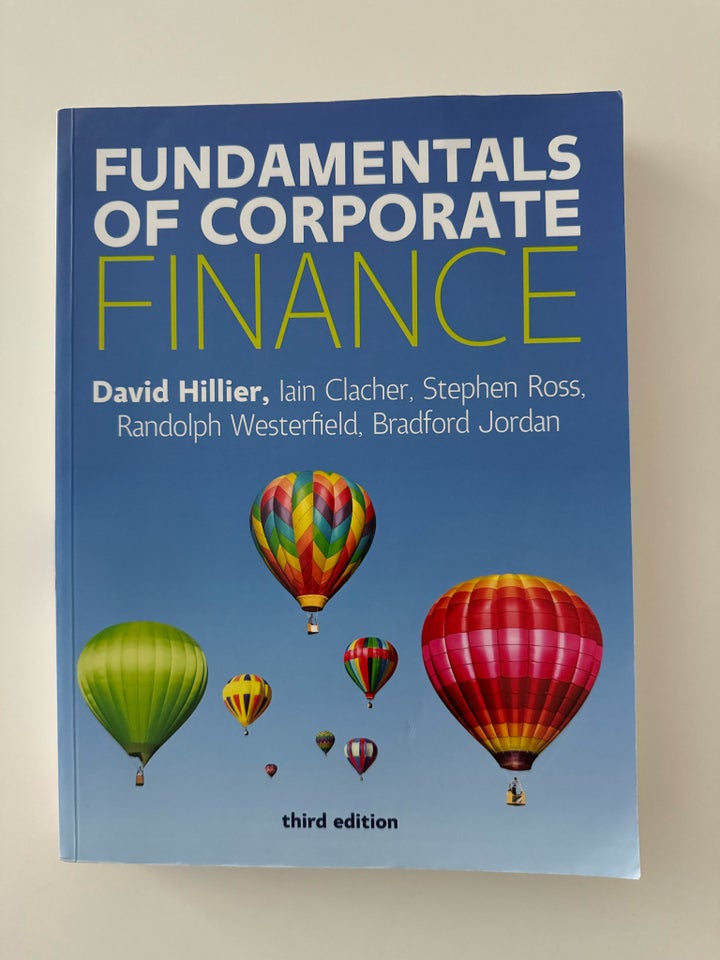 Fundamentals of corporate