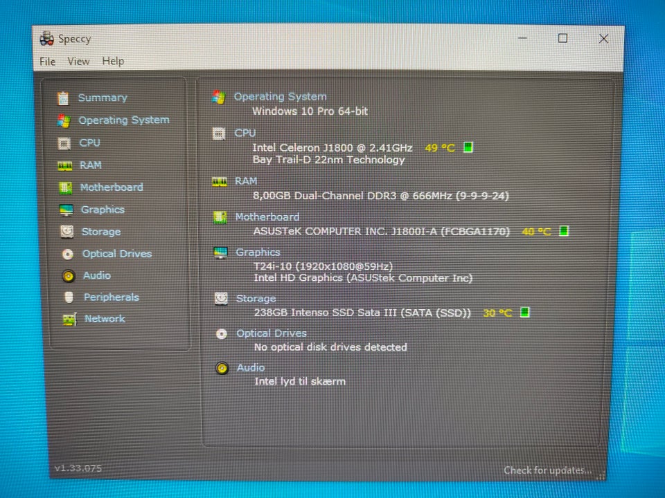 Selvbyg Shuttle PC 241 Ghz