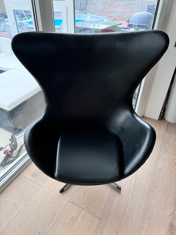 Lænestol, læder, Arne Jacobsen