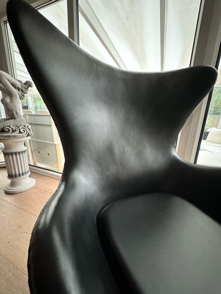 Lænestol, læder, Arne Jacobsen