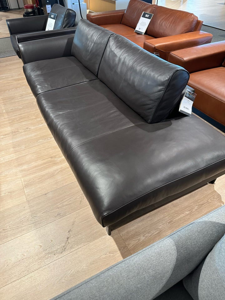 Sofa læder 4 pers