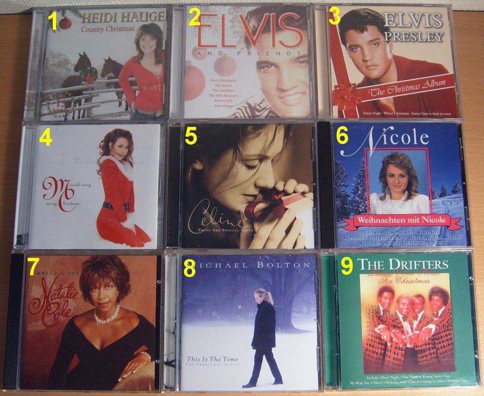 Various: Jule CD-albums, pop