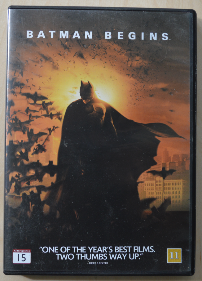 Batman Begins, DVD, action