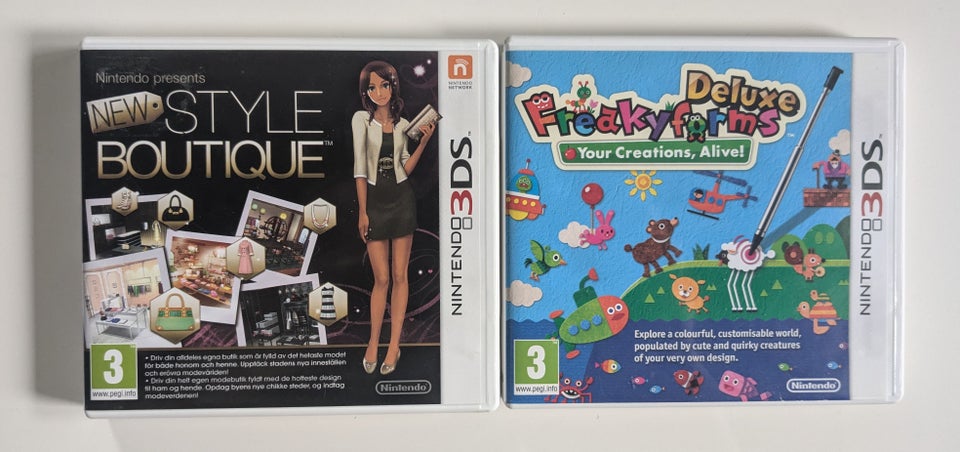 Diverse Nintendo 3DS-spil