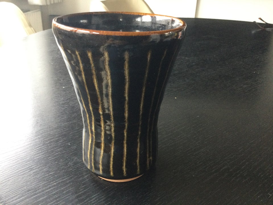 Keramik, Vase, L. Hjorth keramik