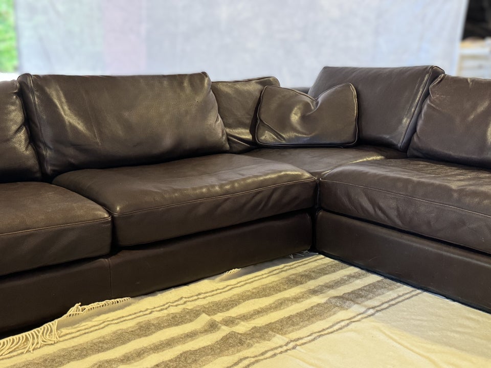 Natuzzi læder sofa i moduler