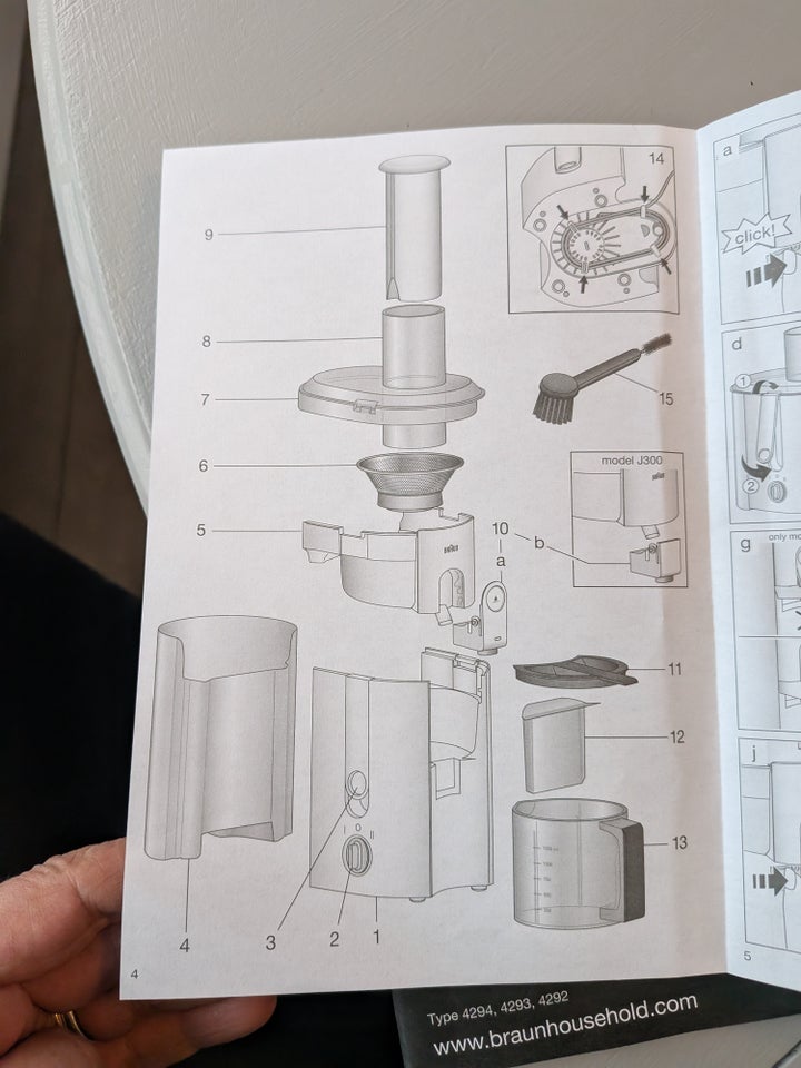 Saftpresser / Juicer, Braun