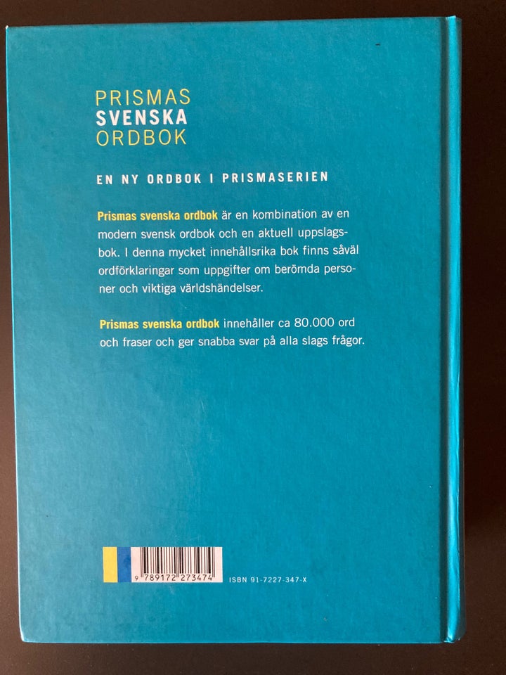 Prismas Svenska Ordbok , emne: