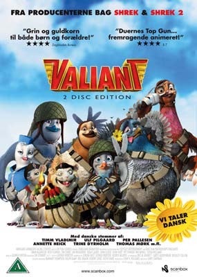 Valiant, DVD, animation