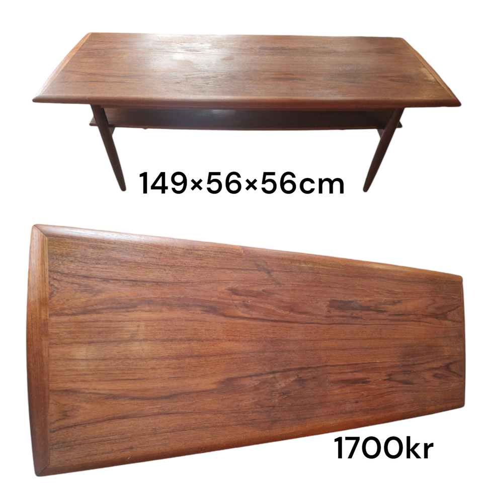 Teak sofabord