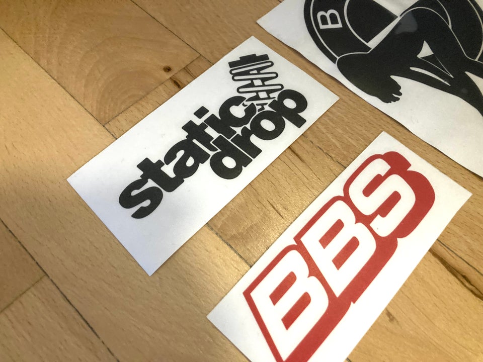 Klistermærker, Bmw / BBS stickers