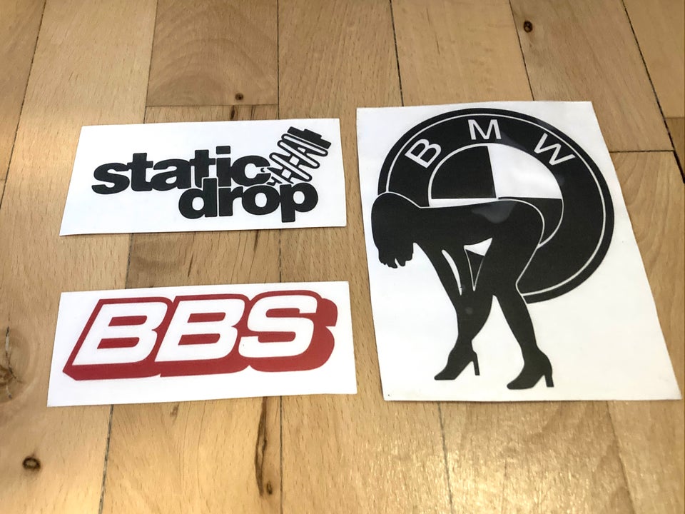 Klistermærker, Bmw / BBS stickers