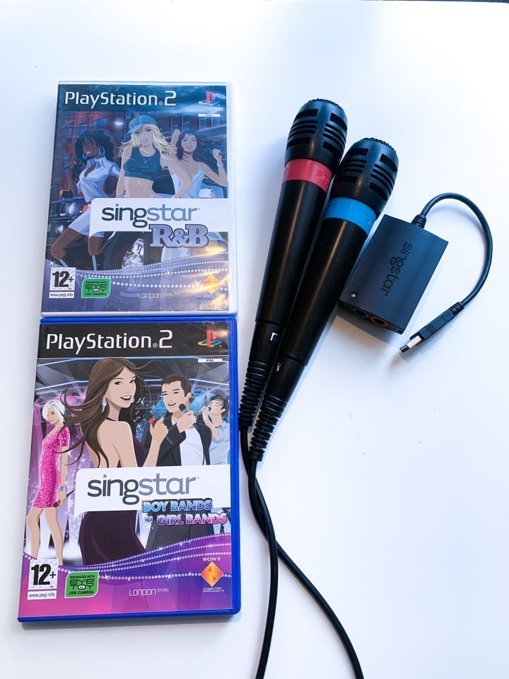 Singstar pakke med 2 spil, PS2