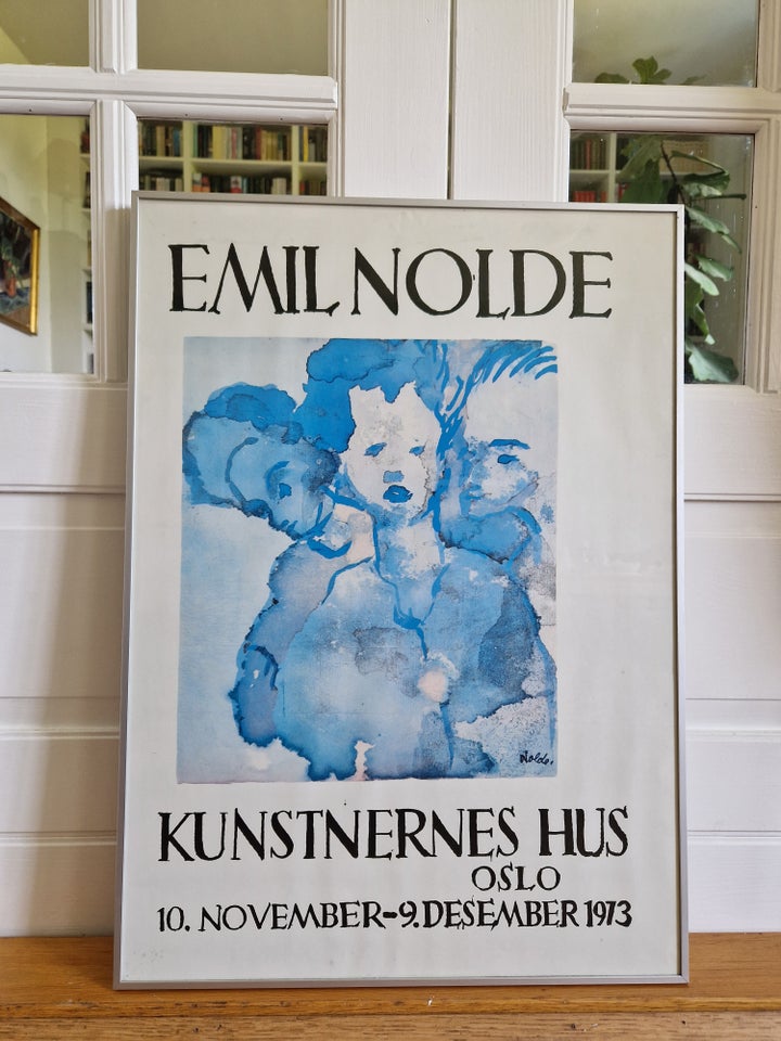 Plakat Emil Nolde motiv: Portræt