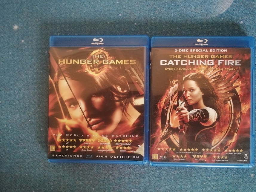 Hunger Games lot, Blu-ray, eventyr