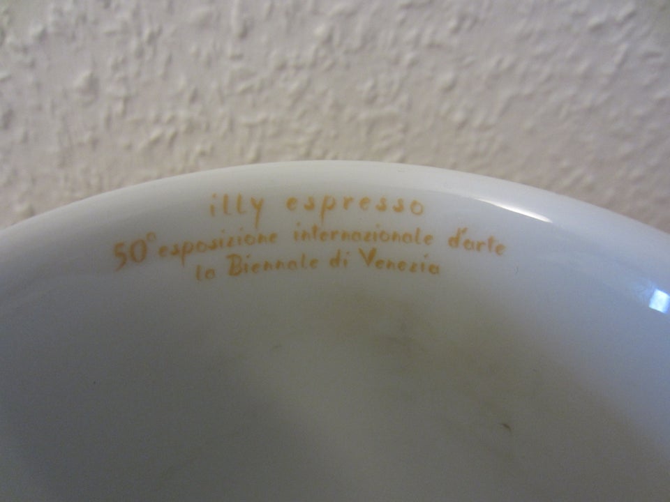 Porcelæn 2 Illy Espresso kopper