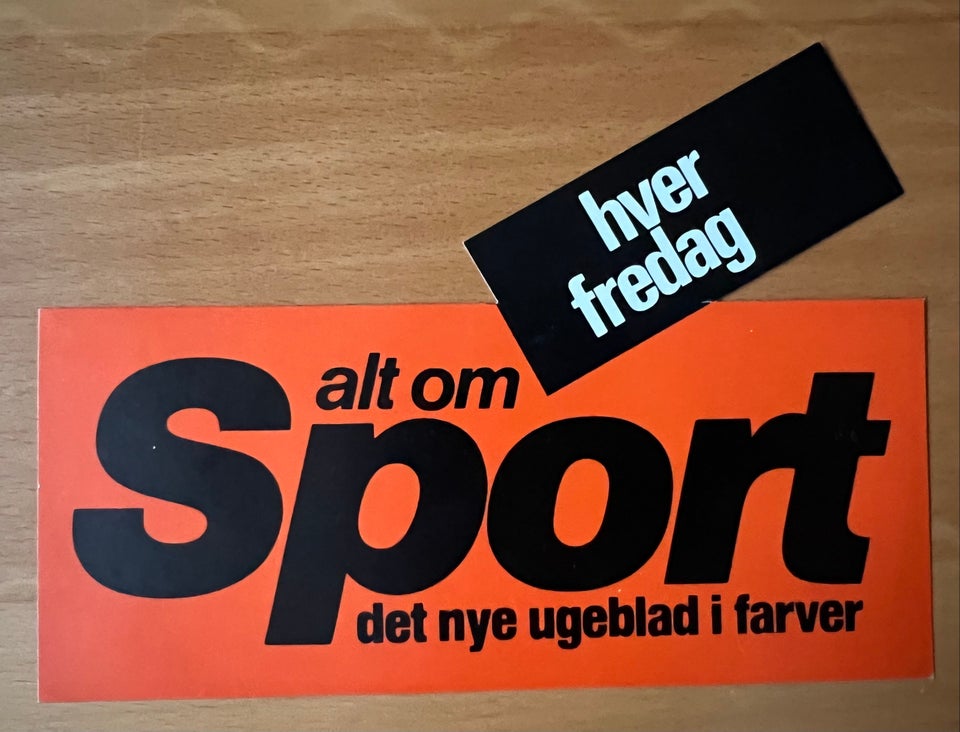 Klistermærker Alt om sport