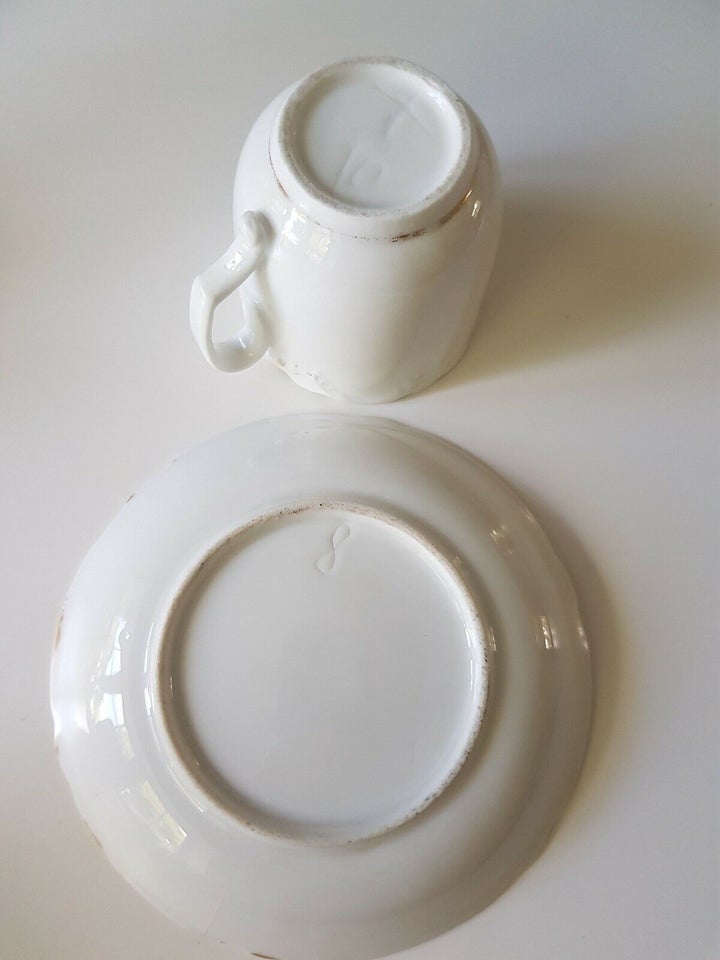 Porcelæn kop og kagetallerken