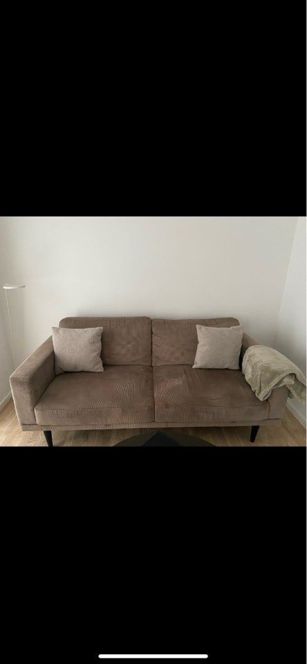 Sofa, fløjl, 3 pers.