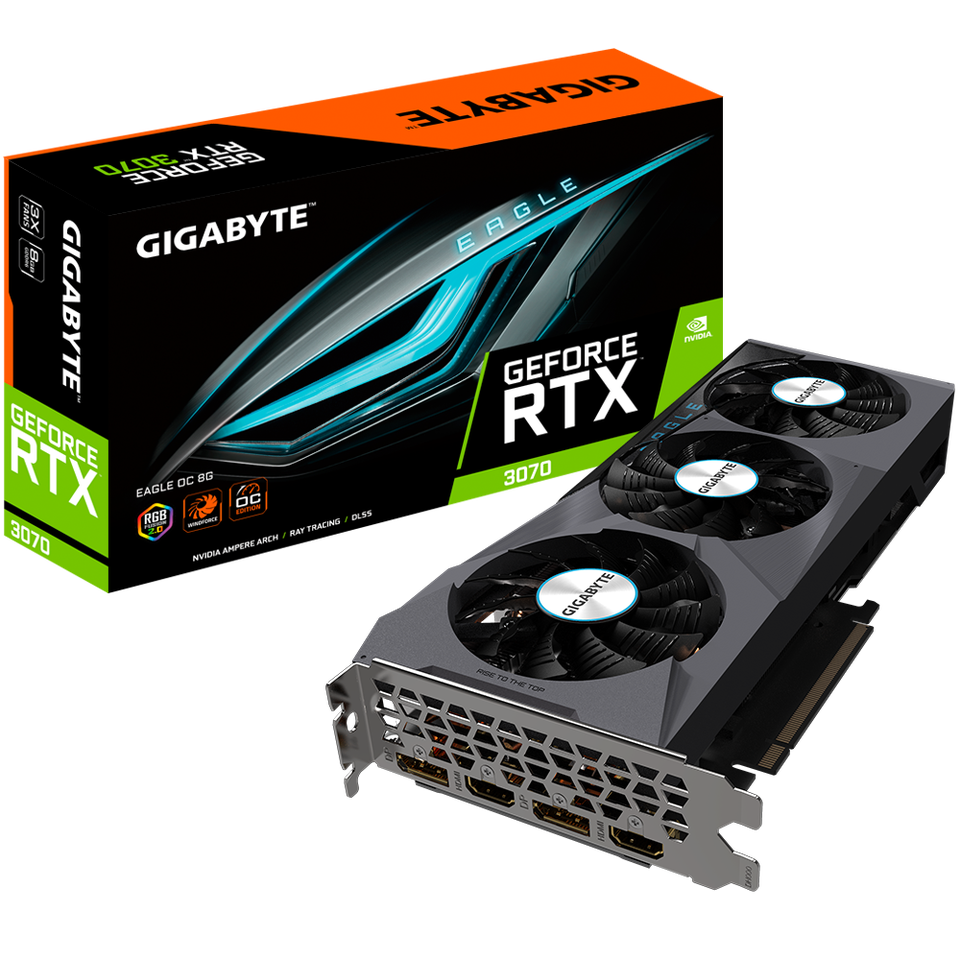 RTX 3070 Gigabyte, 8 GB RAM, Perfekt