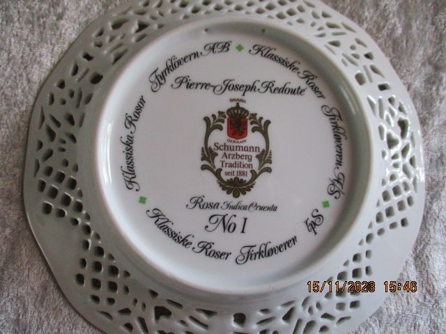 Porcelæn Tallerken / platte