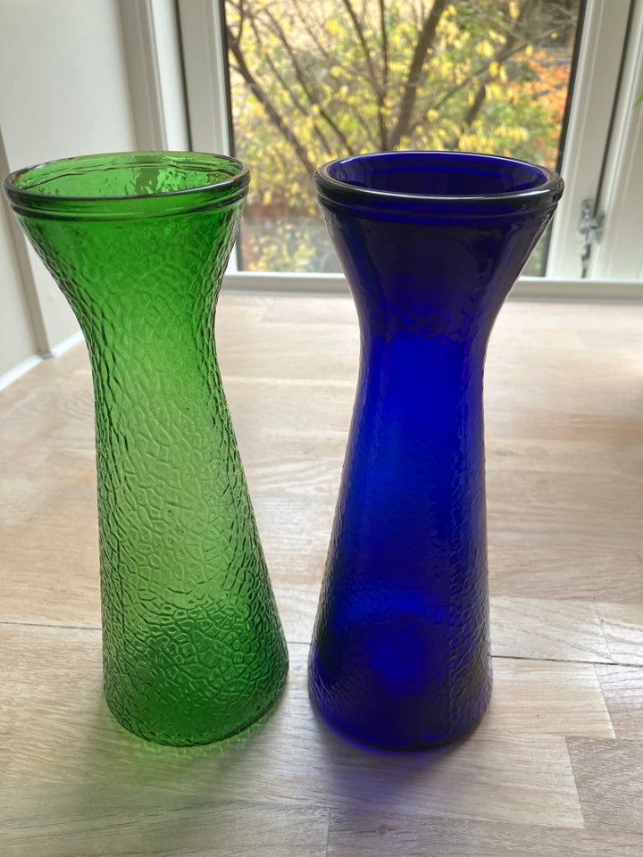 Glas, 2 smukke hyacintglas fra