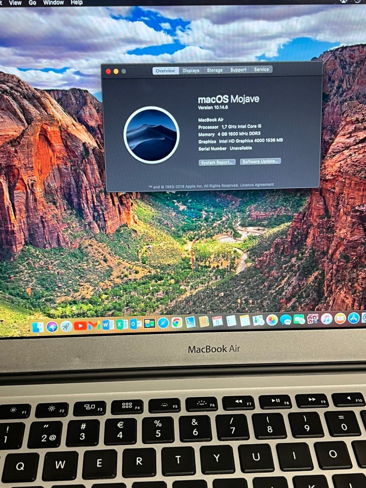 MacBook Air, 2014, 1,7 GHz