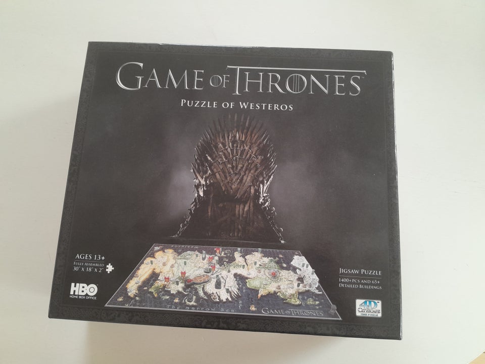 Game of Thrones puzzle of Westeros,