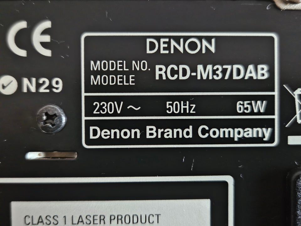 Andet, Denon, RCD M37dab