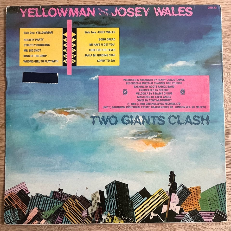 LP, Yellowman/Josey Wales, Two