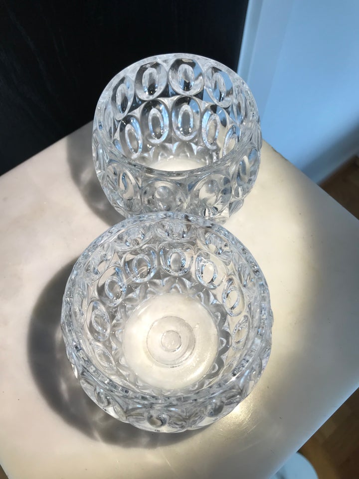 Glas, Fyrfadsstage / vase / krukke /