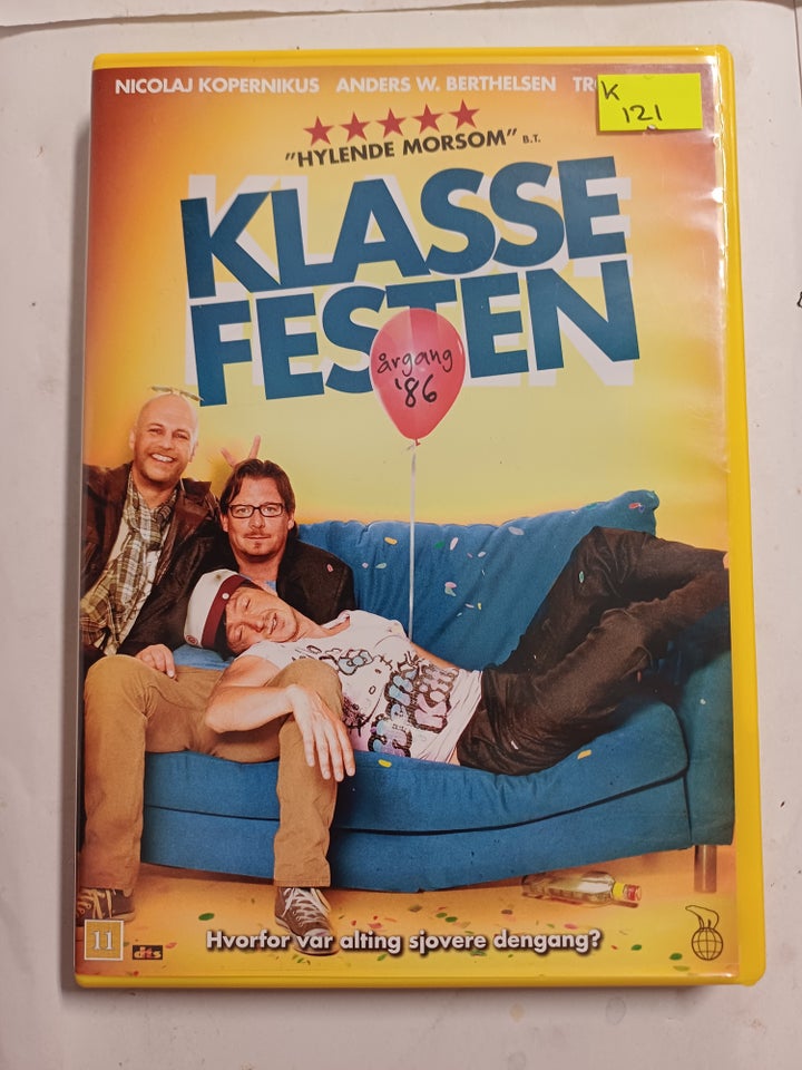 Klassefesten, DVD, komedie