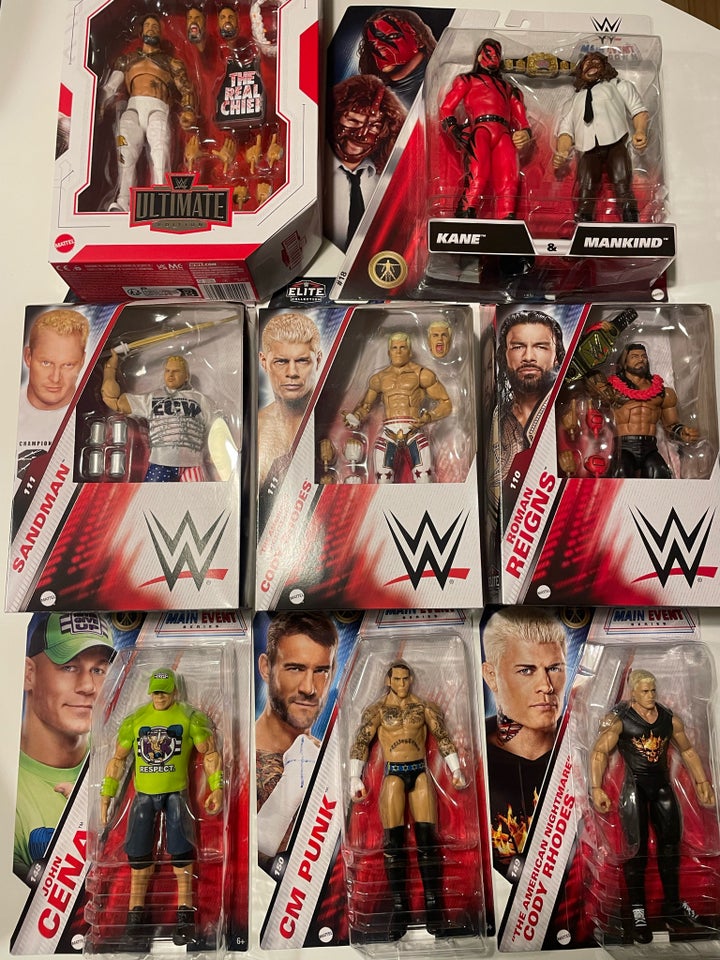 WWE wrestling figurer