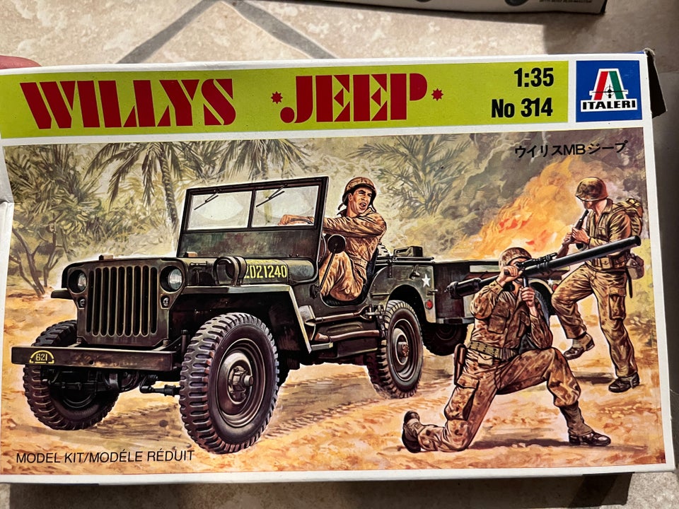 Byggesæt, Italeri Willys Jeep,