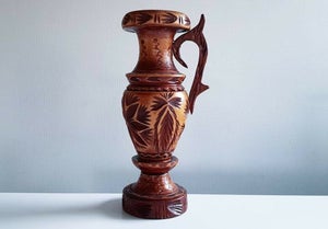 Træ vase