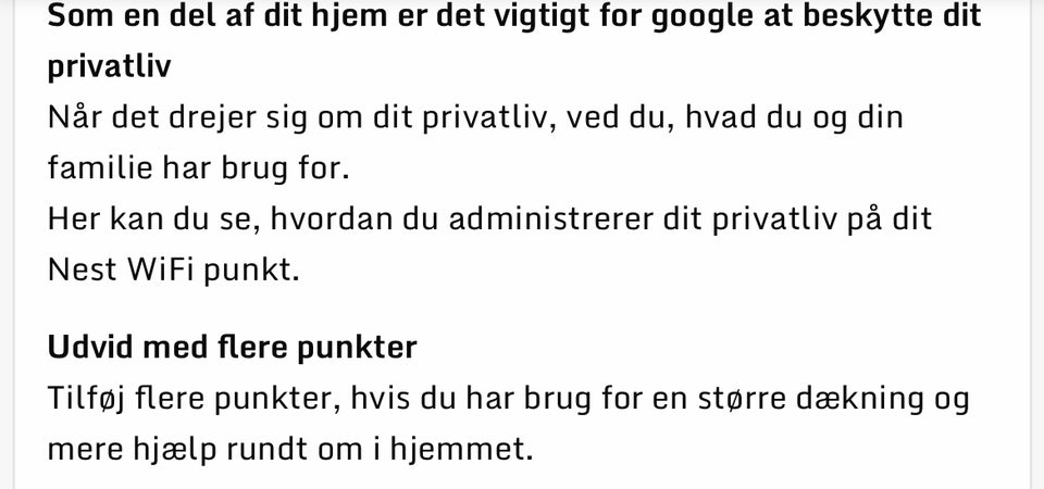 Andet Google nest Perfekt