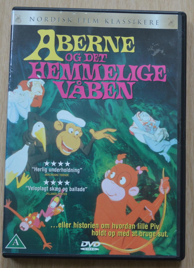 Aberne og det hemmelige våben DVD