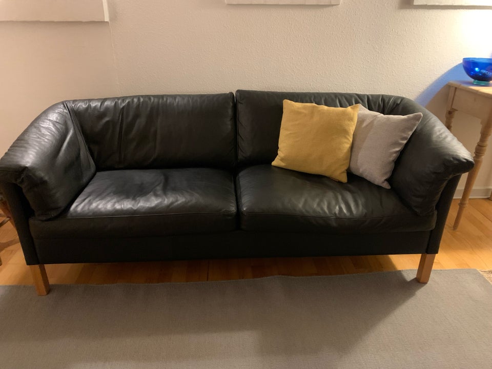 Sofa, læder, 2 pers.