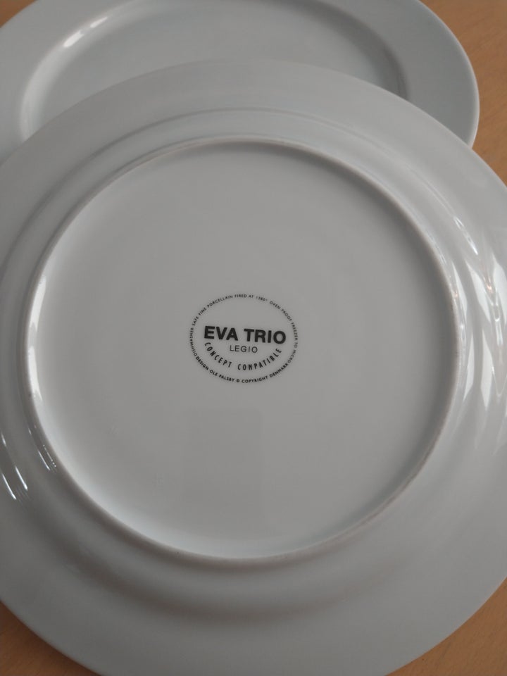 Porcelæn Tallerkener Eva Trio