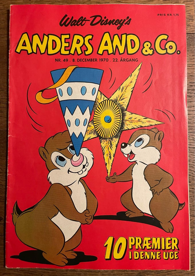 Anders And 1970 nr. 49, Walt Disney,